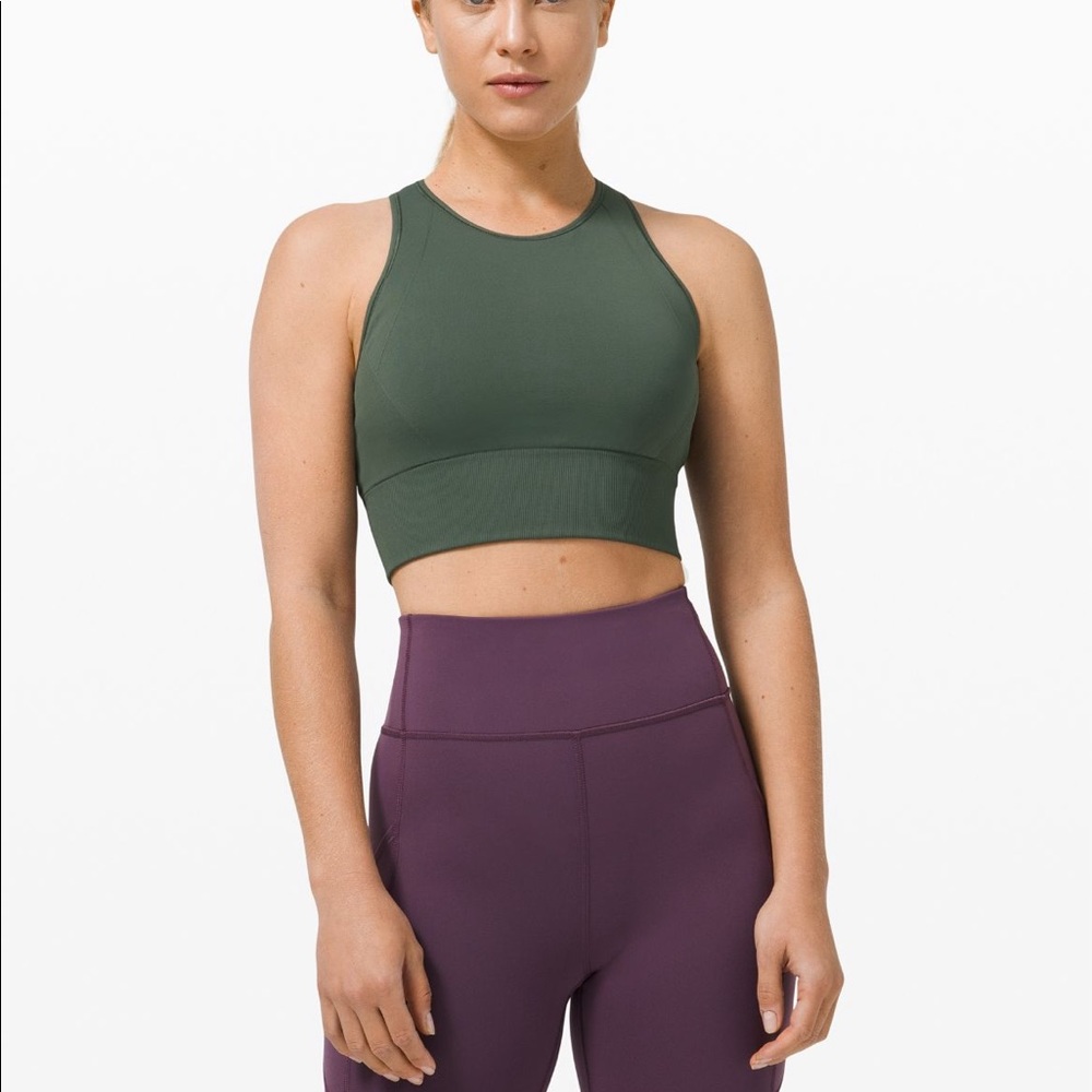 lululemon athletica Green Sports Bra